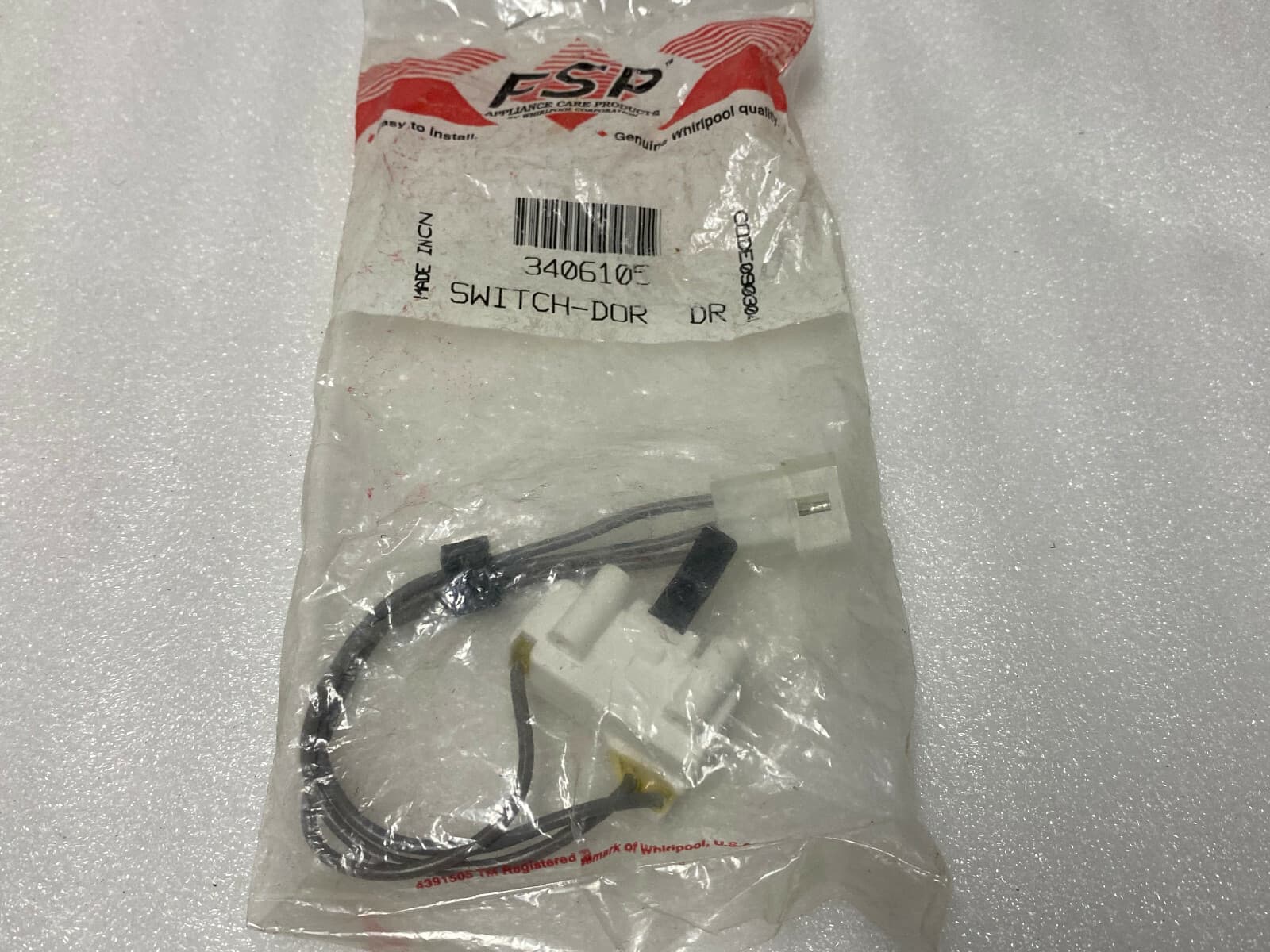 3406105 Whirlpool Dryer Door Switch Genuine OEM  NEW — thumbnail 6