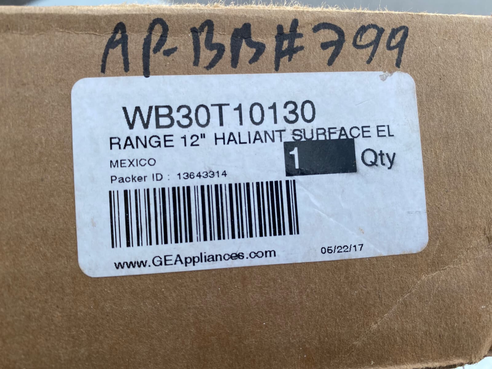 WB30T10130 GE Range Element Haliant 12''  New Genuine — thumbnail 6
