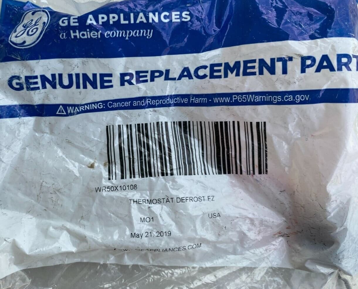 New Genuine GE Defrost Thermostat WR50X10108 — thumbnail 5