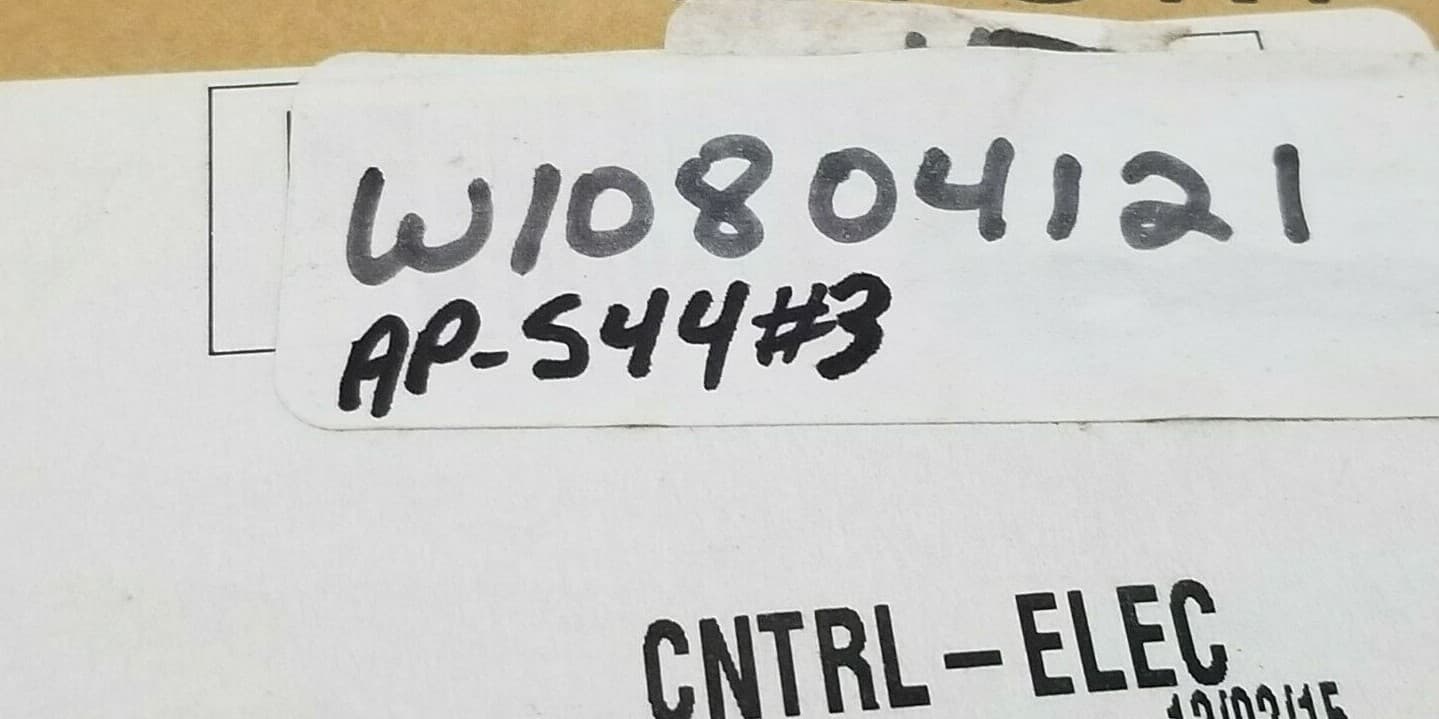 W10804121 NEW Genuine OEM Whirlpool Dishwasher Control Board Kit — thumbnail 4