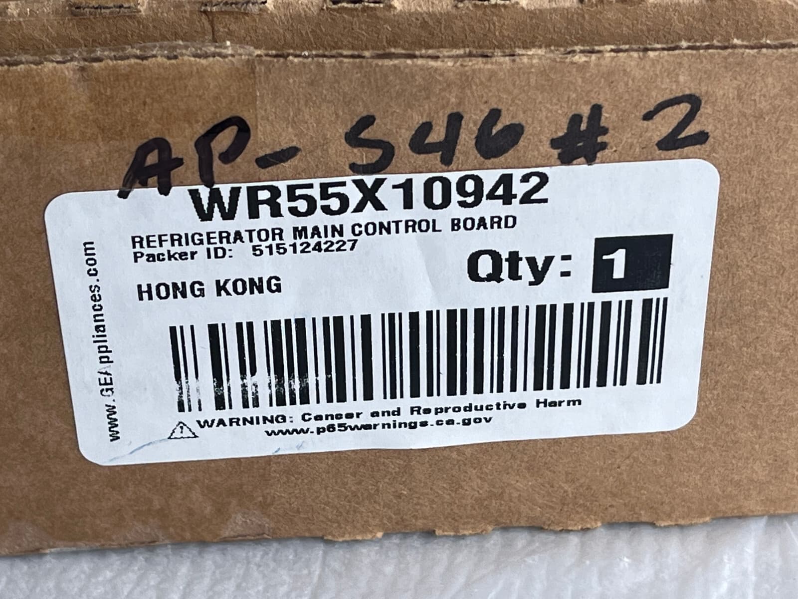 WR55X10942 OEM GE Refrigerator Electronic Control Board New Genuine — thumbnail 15
