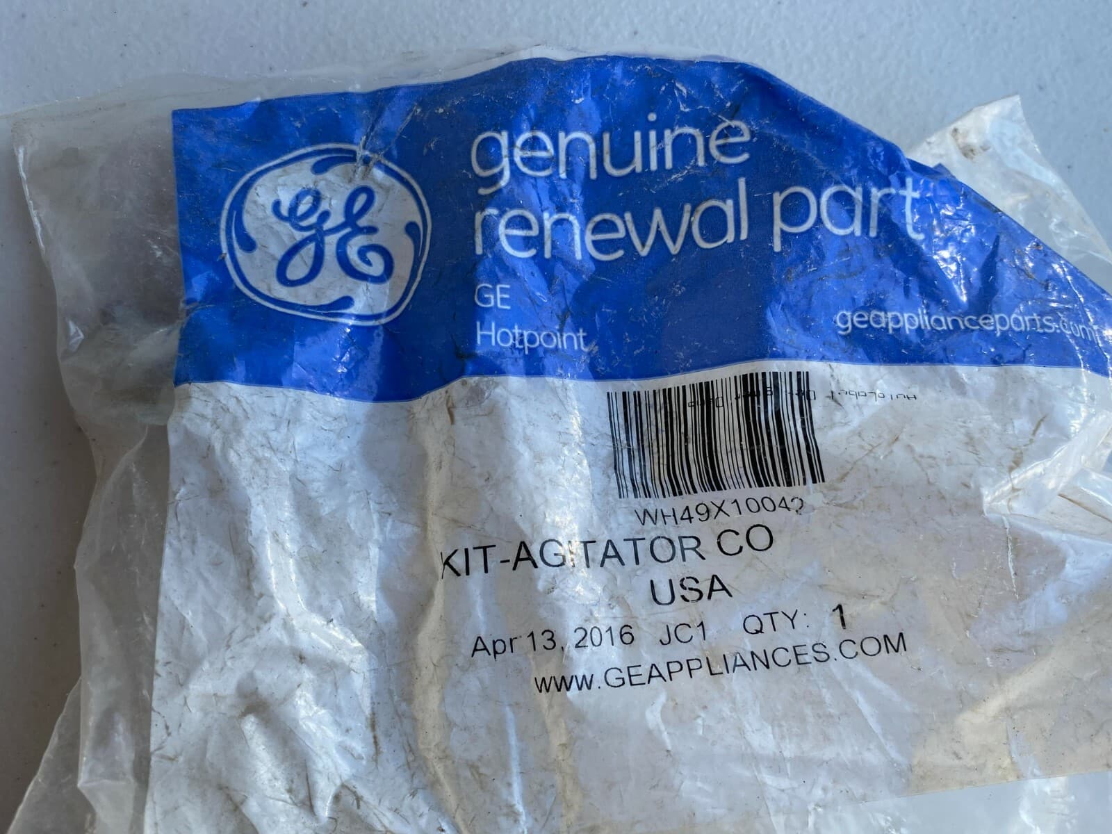 NEW Genuine OEM GE Washer Agitator Coupler Kit WH49X10042 — thumbnail 3