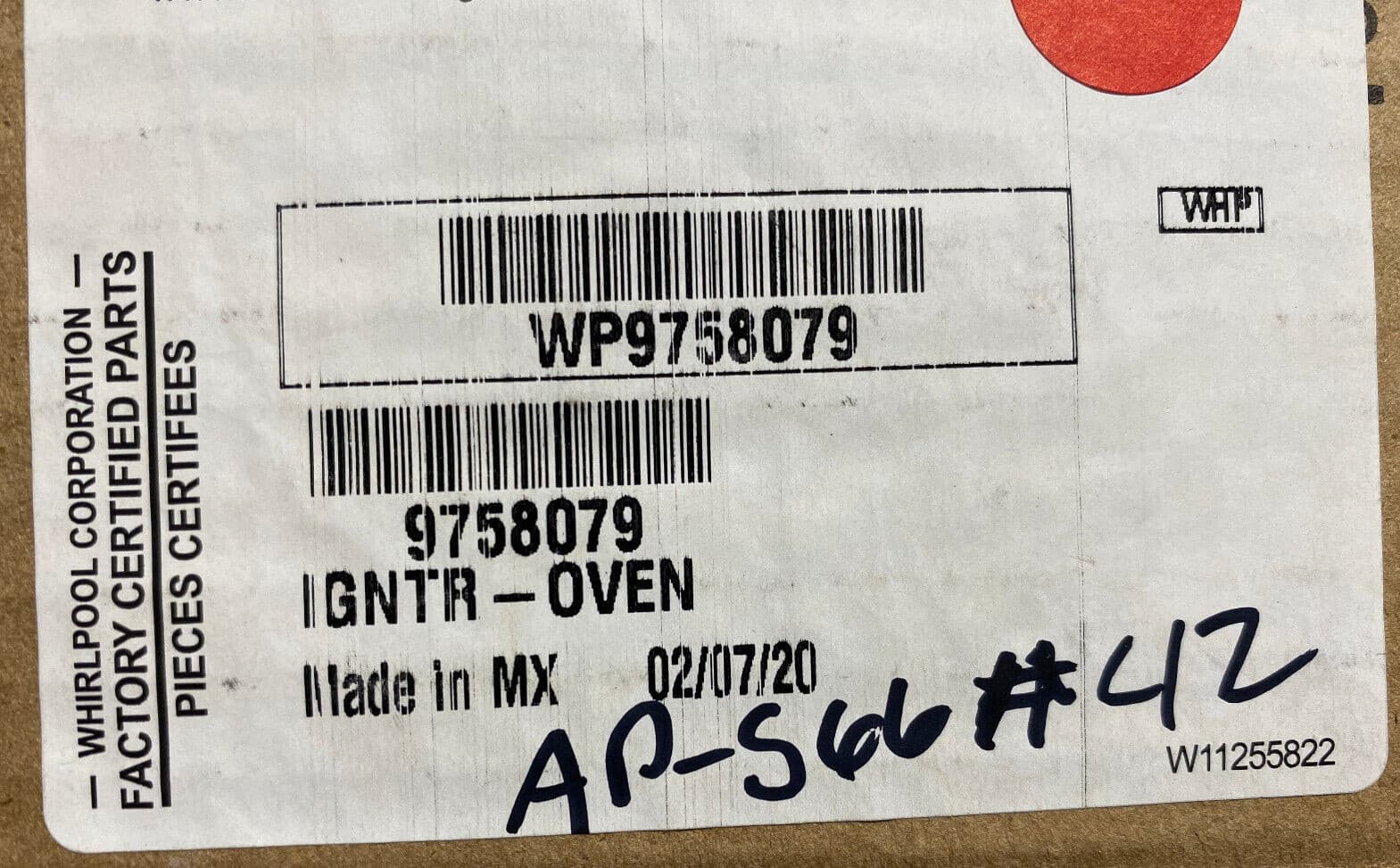 NEW Genuine OEM Whirlpool Oven Range Bake Igniter WP9758079 — thumbnail 4