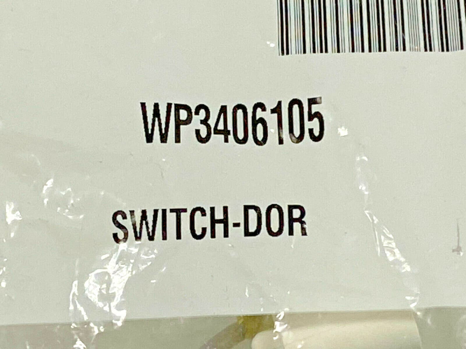 3406105 Whirlpool Dryer Door Switch Genuine OEM  NEW — thumbnail 3
