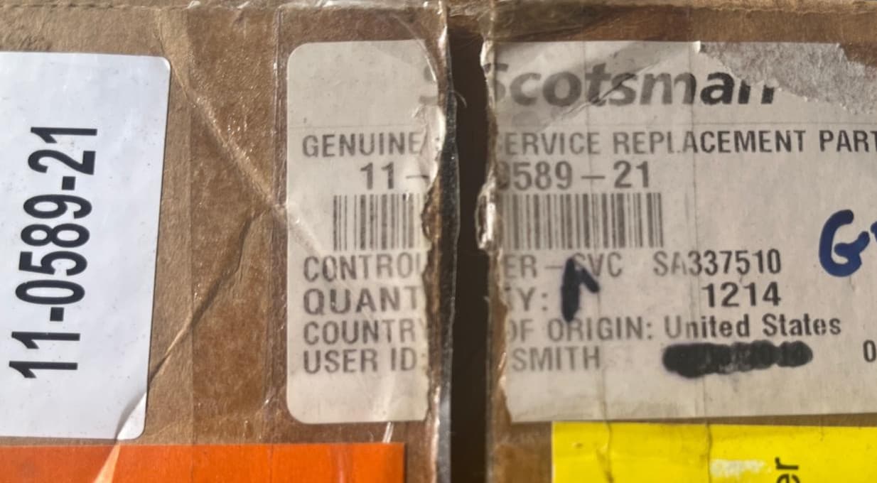 NEW Genuine OEM  Scotsman Controller SVC  11-0589-21 — thumbnail 2