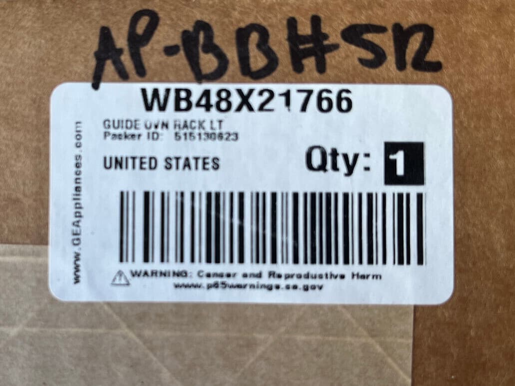 New Genuine GE Guide Ovn Rack LT WB48X21766 — thumbnail 3