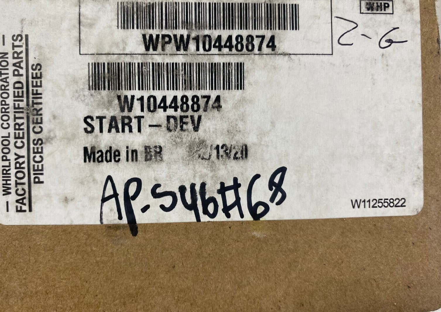 W10448874 OEM Whirlpool  Refrigerator Compressor Start Relay  New Genuine — thumbnail 9