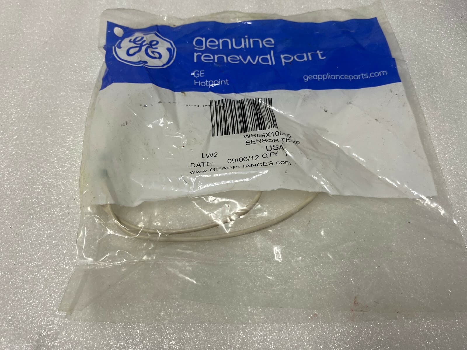 WR55X10025  New Genuine GE Refrigerator Temperature Sensor — thumbnail 7