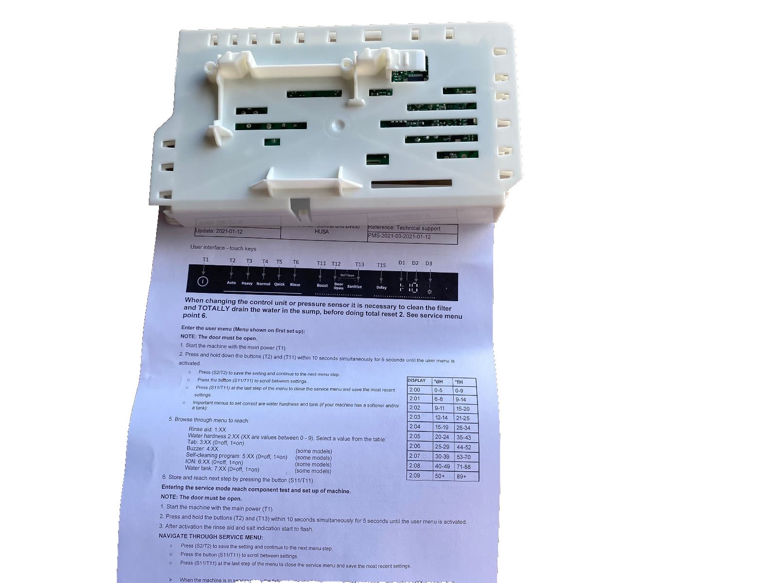 NEW Genuine OEM Hisense Dishwasher Control Board 825243 — thumbnail 8