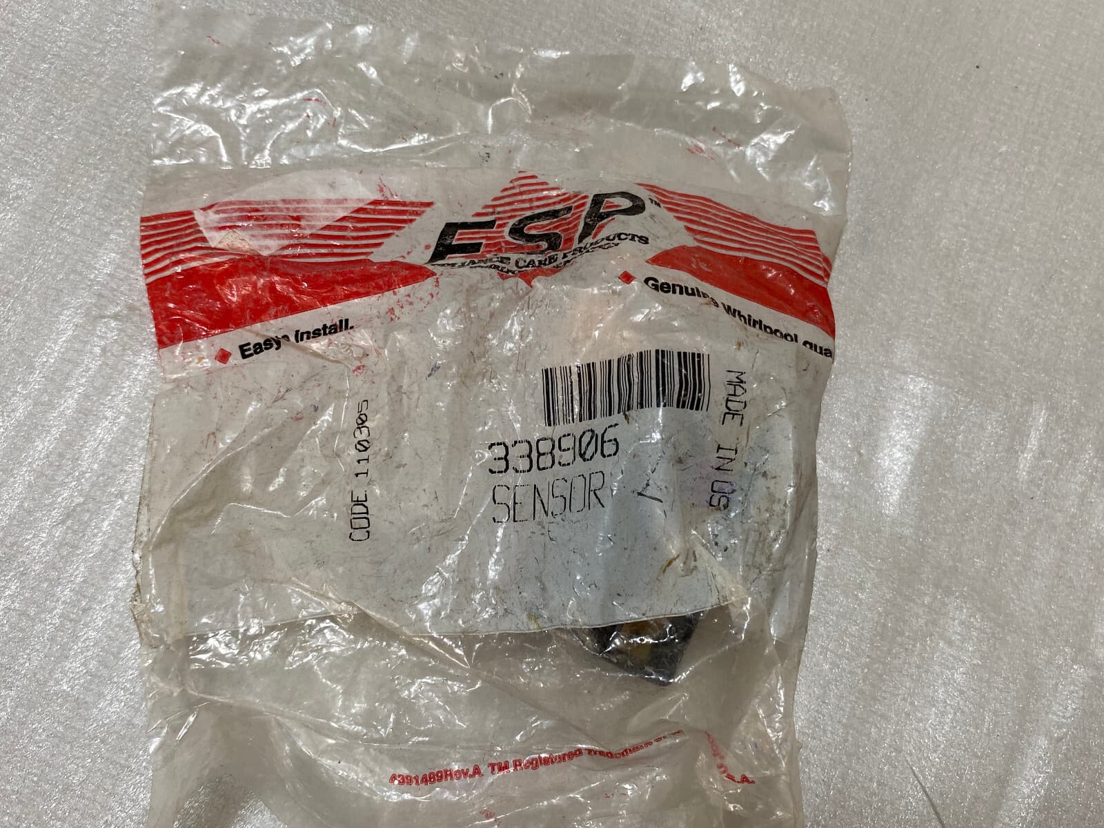 New Genuine Whirlpool Dryer Radiant Sensor WP338906 — thumbnail 5