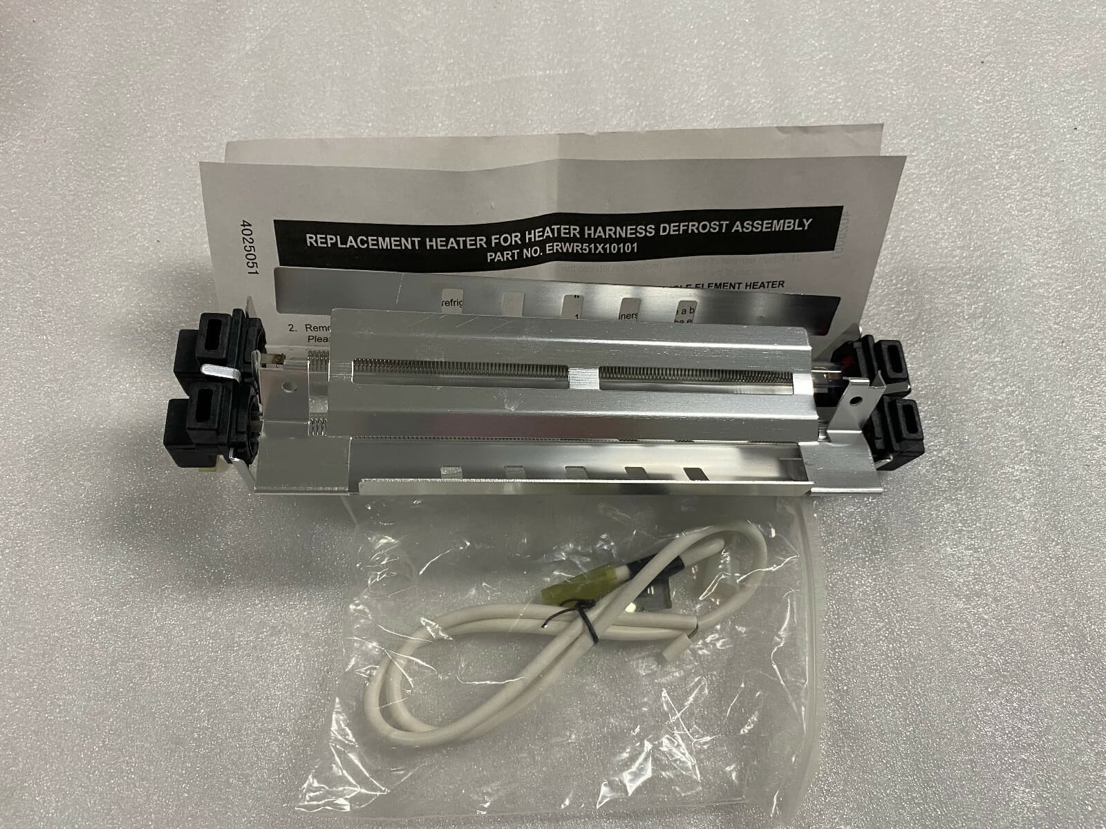 For GE Refrigerator Defrost Heater  ERWR51X10101, WR51X10101 — thumbnail 2