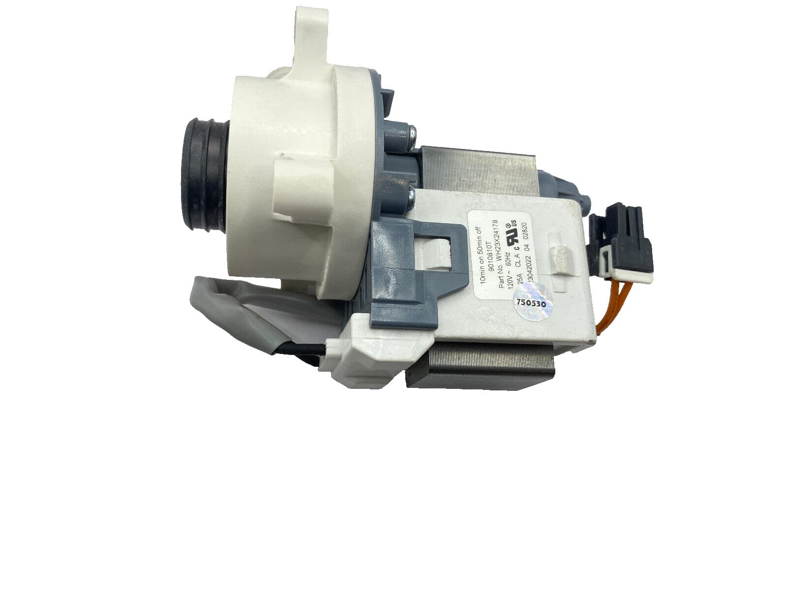 New For GE Washer Drain Pump Assembly WH23X28418 — thumbnail 5