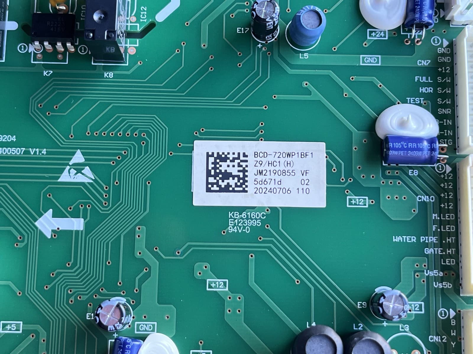 K2190855 OEM Hisense Refrigerator Main Control Panel HRF254N6DSE New Genuine — thumbnail 3