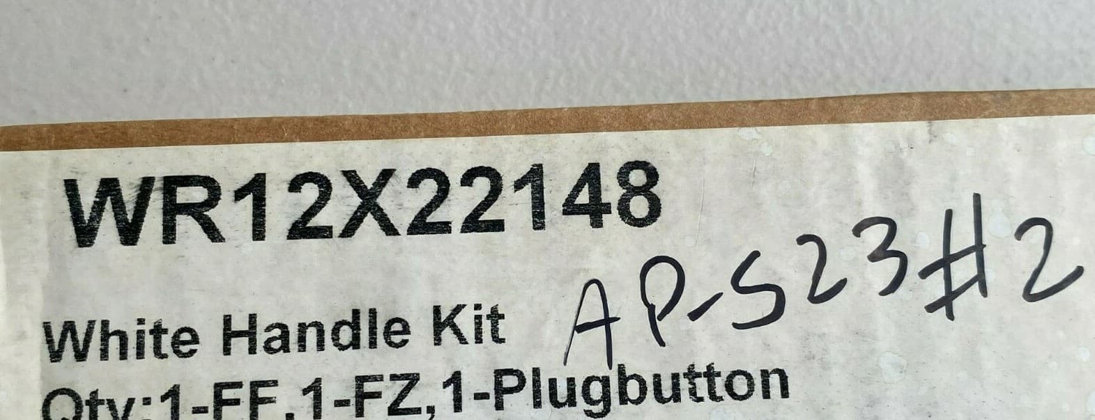 Genuine OEM GE Refrigerator Door Handle Set WR12X22148 — thumbnail 2