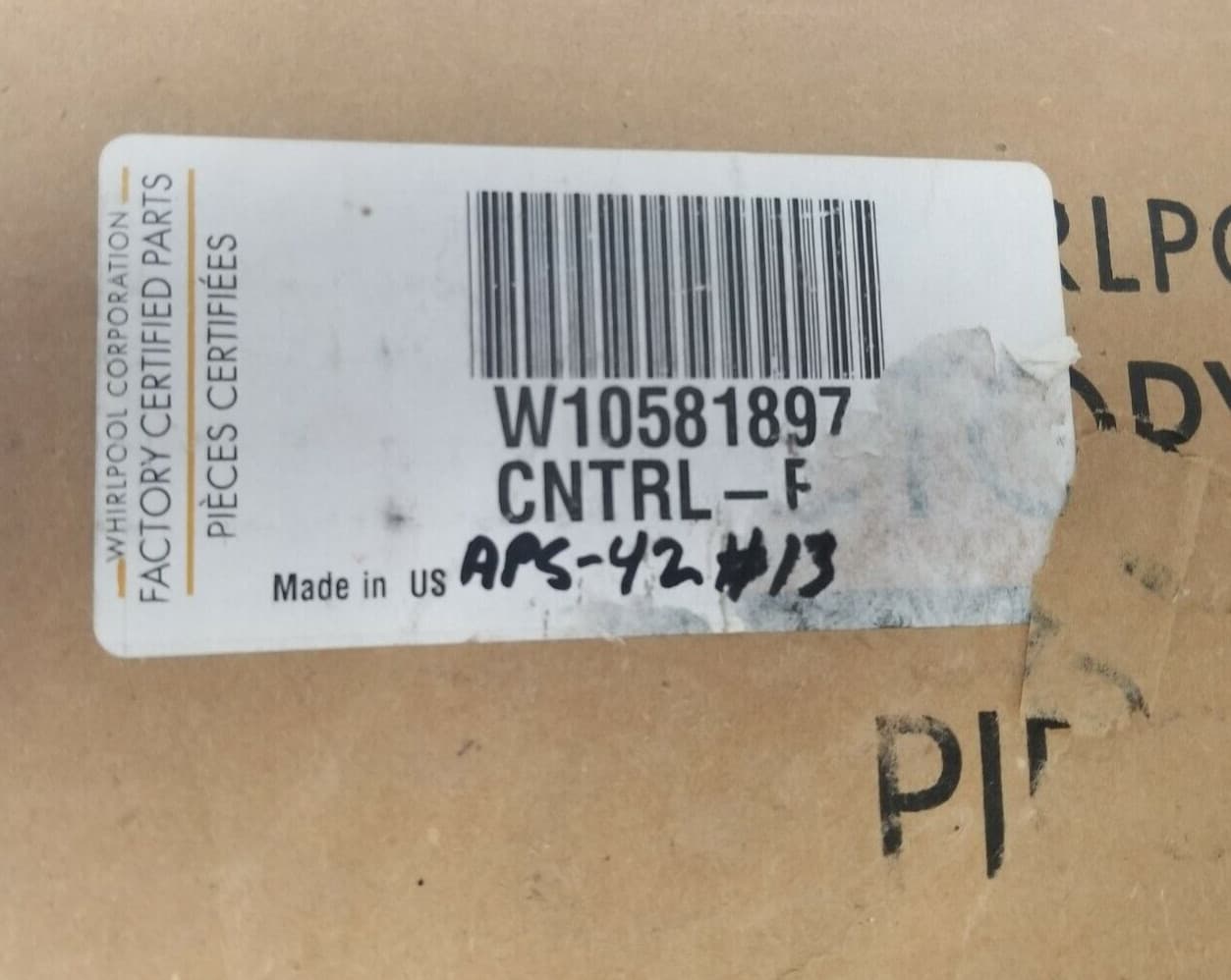 W10581897  NEW Genuine OEM Whirlpool Washer Electronic Control Board — thumbnail 3
