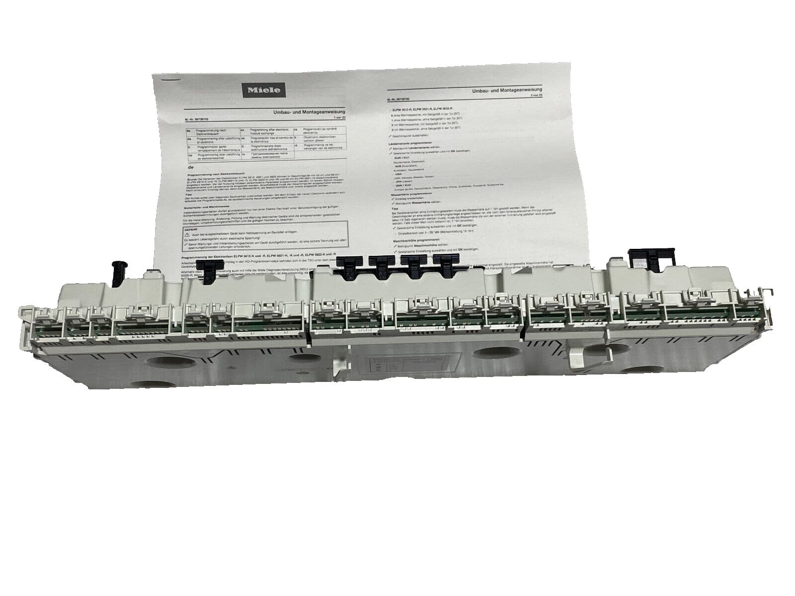 New Genuine OEM Miele Dishwasher Power Control Unit  ELPW5622-R/U   10308553 — thumbnail 4