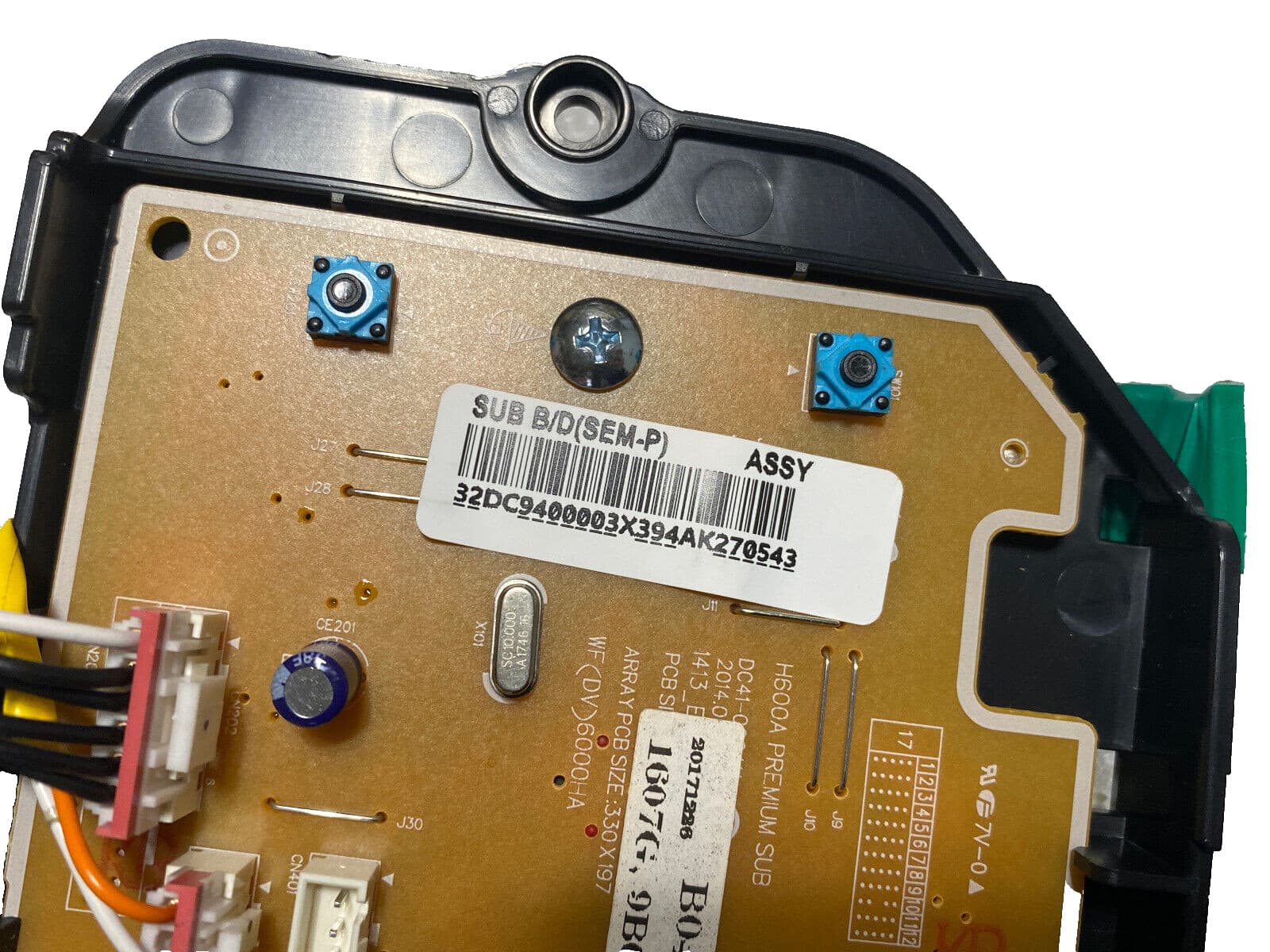 NEW Genuine OEM Samsung Dryer Sub Display Board DC92-01607G — thumbnail 6