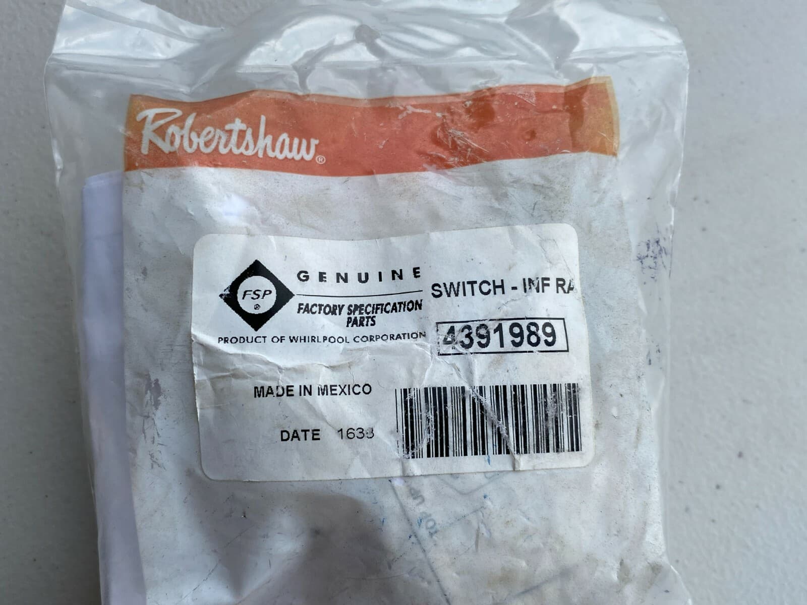 NEW Genuine OEM Whirlpool Range Surface Element Switch -Inf Kit 4391989 — thumbnail 6