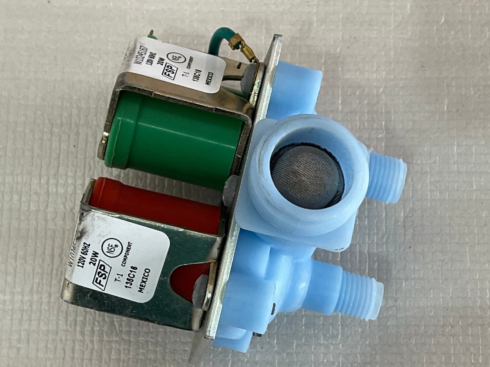 Genuine OEM  Whirlpool  Water Inlet Valve W10245167 — thumbnail 4