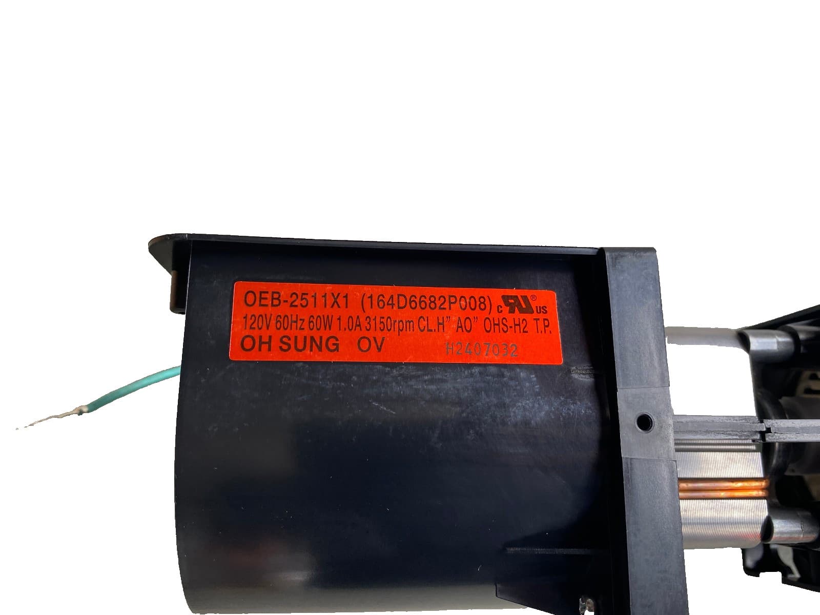 WB26X31060 OEM GE Wall Oven Cooling Fan New Genuine — thumbnail 3