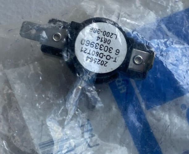 New Genuine OEM Maytag Whirlpool Dryer  Hi-Limit Thermostat 303396 — thumbnail 2