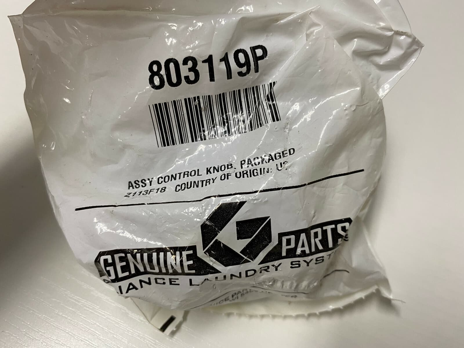 Genuine OEM Speed Queen Dryer Control Knob 803119P — thumbnail 5