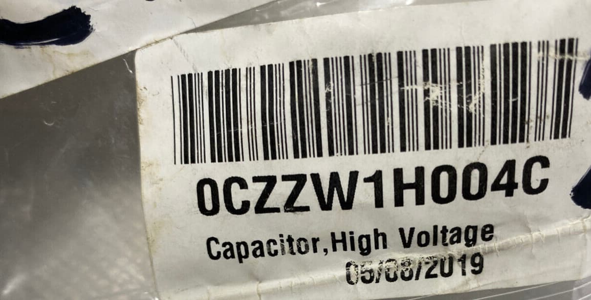 New Genuine LG Microwave Capacitor High Voltage OCZZW1H004C — thumbnail 3