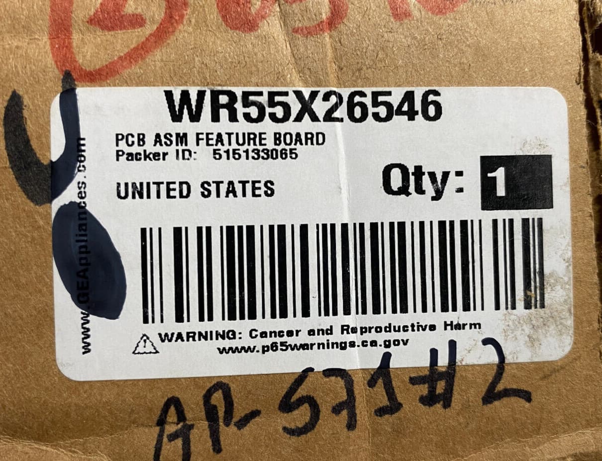 New Genuine GE Refrigerator Control Board Assembly WR55X26546 — thumbnail 10