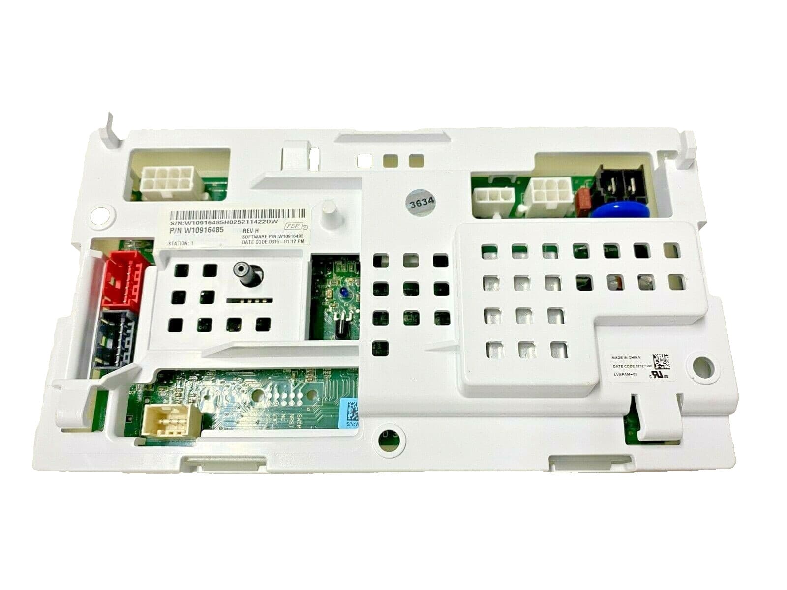 W10916485 OEM Whirlpool  Washer Electronic Control Board Genuine