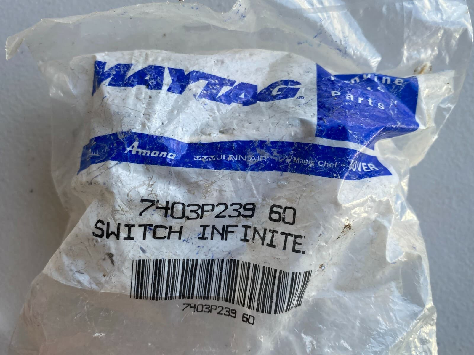 New Genuine Whirlpool Maytag Range Infinite Switch WP7403P239-60 — thumbnail 7