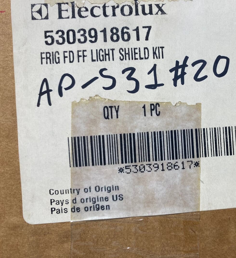 New Genuine Frigidaire Refrigerator Frig Fd Ff Light Shiel 5303918617 — thumbnail 4