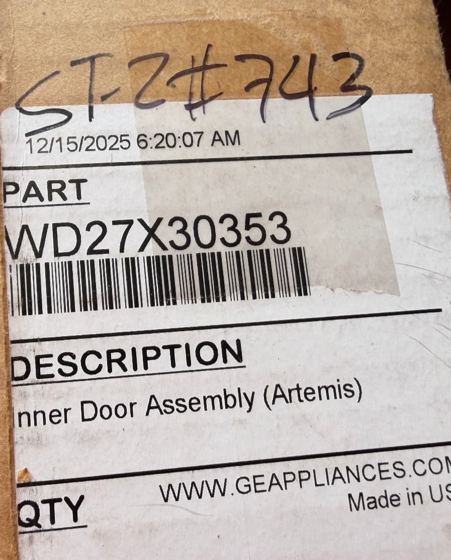 WD27X30353 OEM GE Dishwasher Inner Door  New Genuine — thumbnail 3