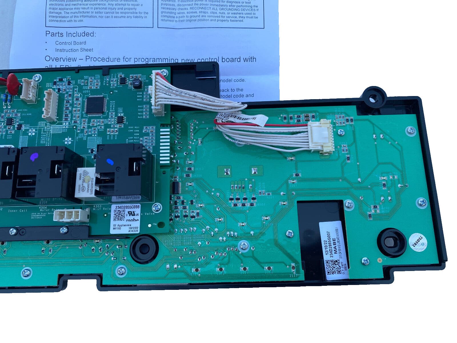 New Genuine OEM GE  Dryer Electronic Control Board WE22X32939 — thumbnail 4