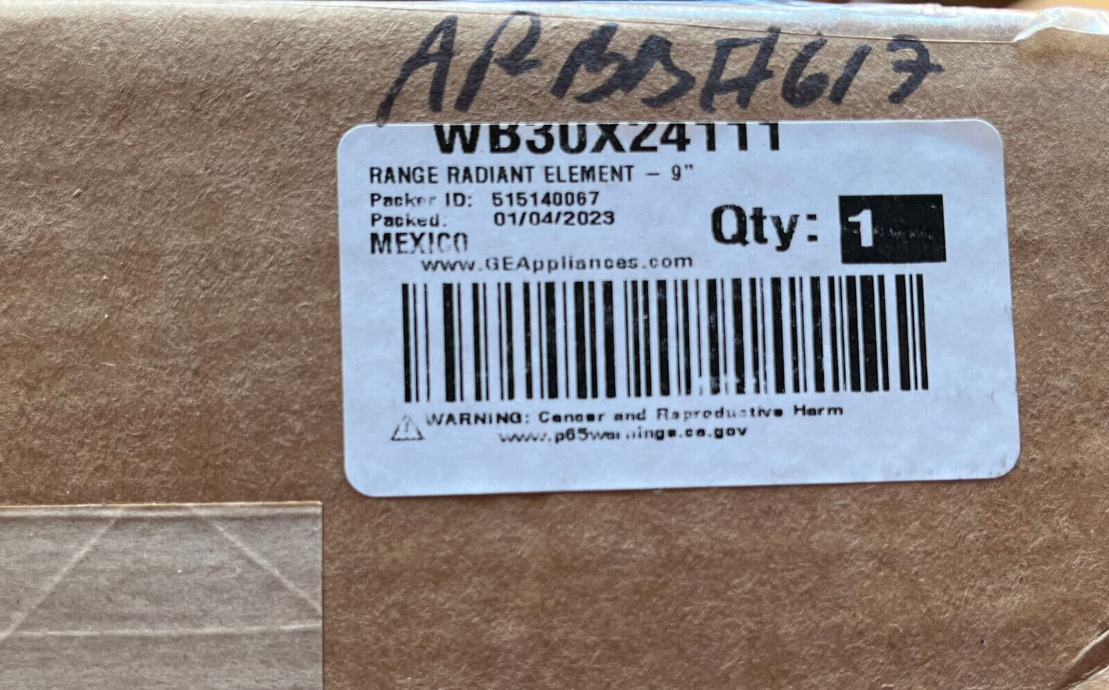WB30X24111 OEM  GE Element Radiant 9' Dual New Genuine — thumbnail 12