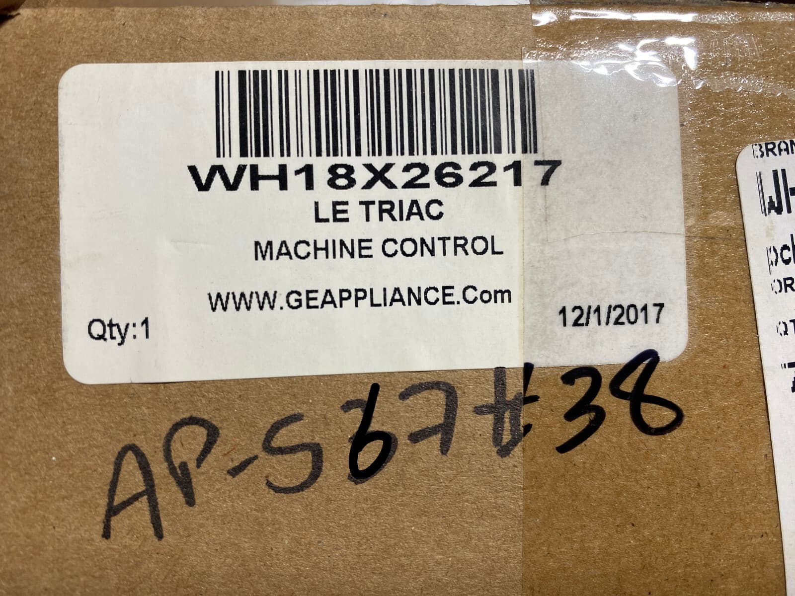 New Genuine OEM GE Washer Machine Control Board WH18X26217 — thumbnail 7