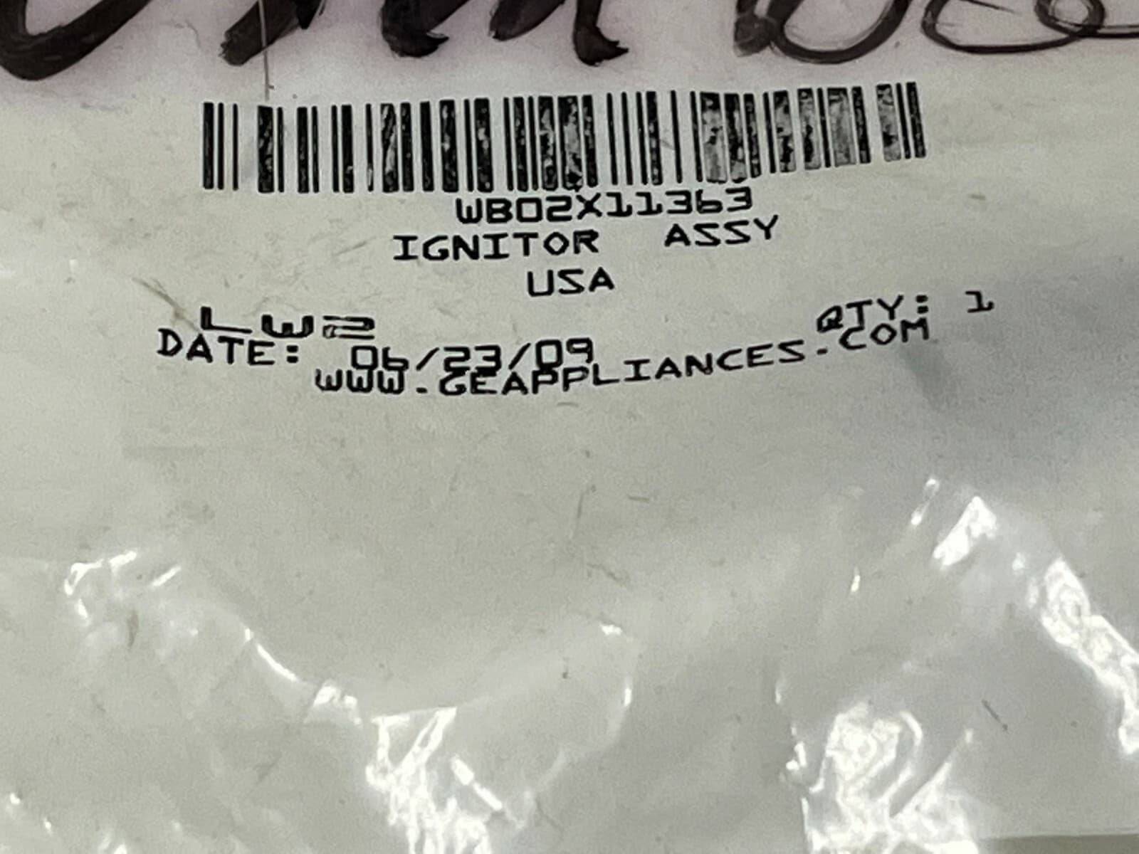 Genuine OEM GE Ignitor Assy WB02X11363 — thumbnail 3