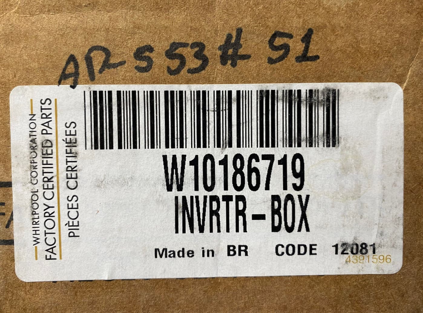 New Genuine Whirlpool Refrigerator Inverter Box W10186719 — thumbnail 5