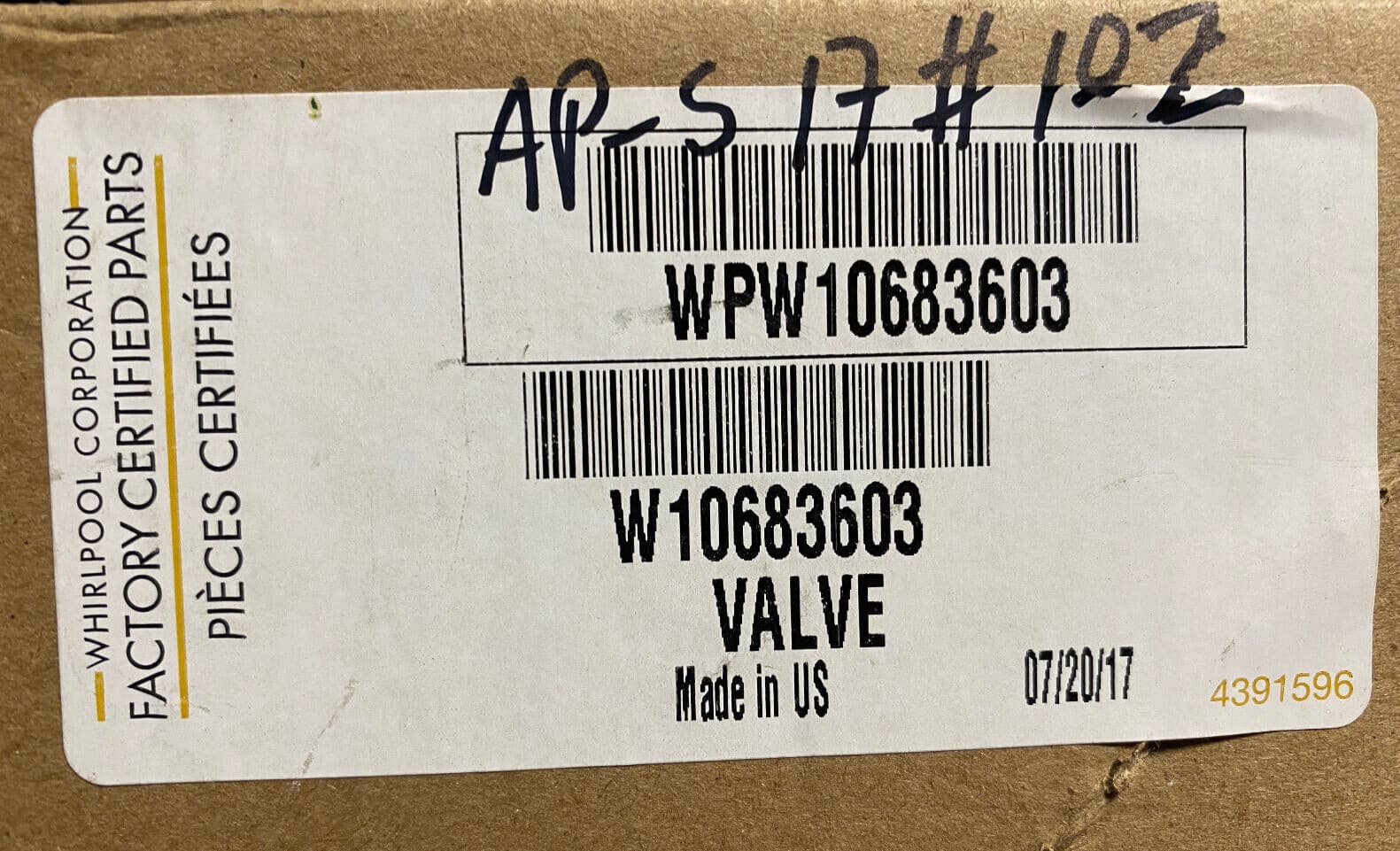 New OEM Genuine  Whirlpool Washer Water Valve W10683603 — thumbnail 9