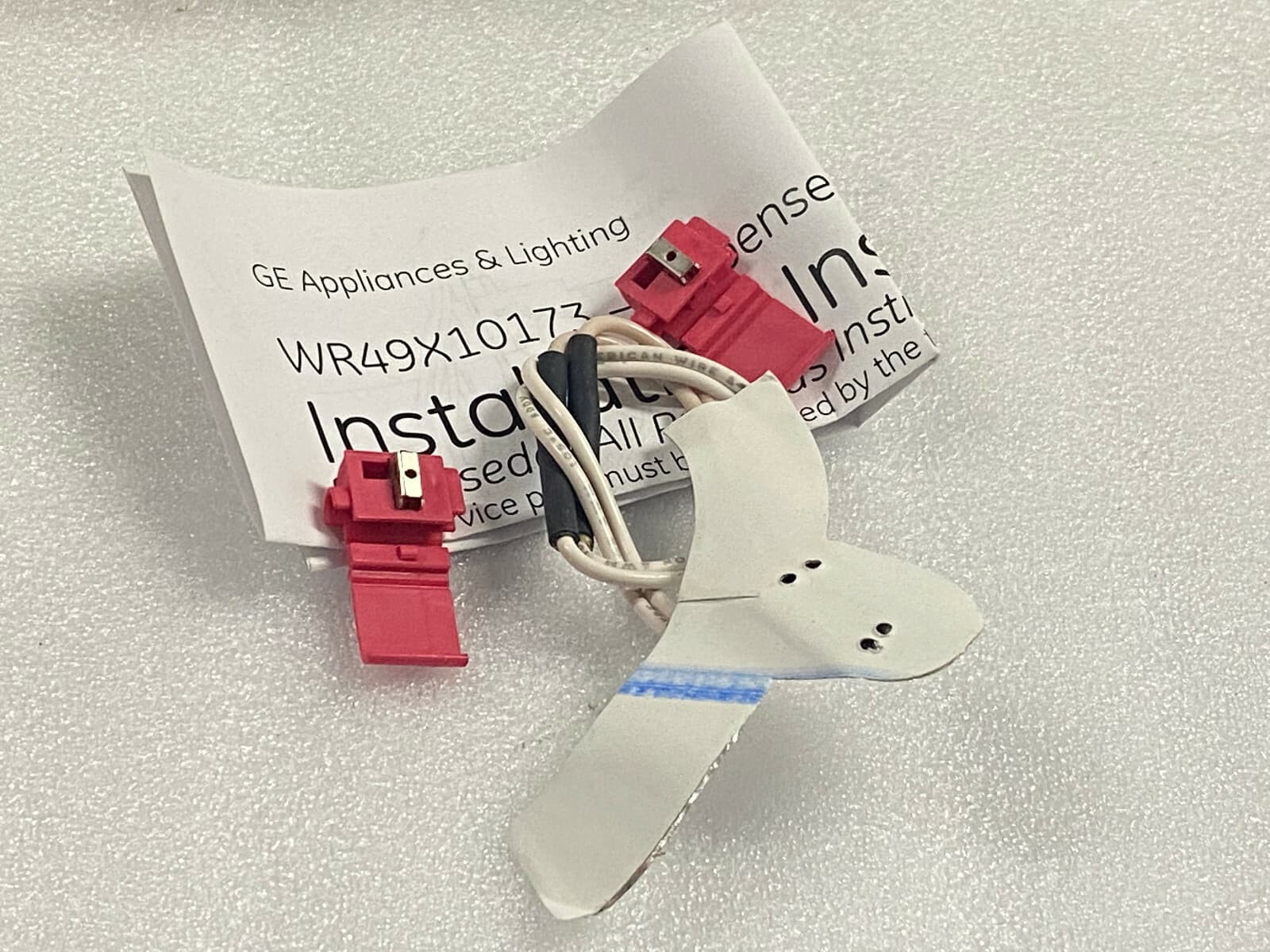 New Genuine OEM GE Dispenser Water Tube Heater WR49X10173 — thumbnail 2