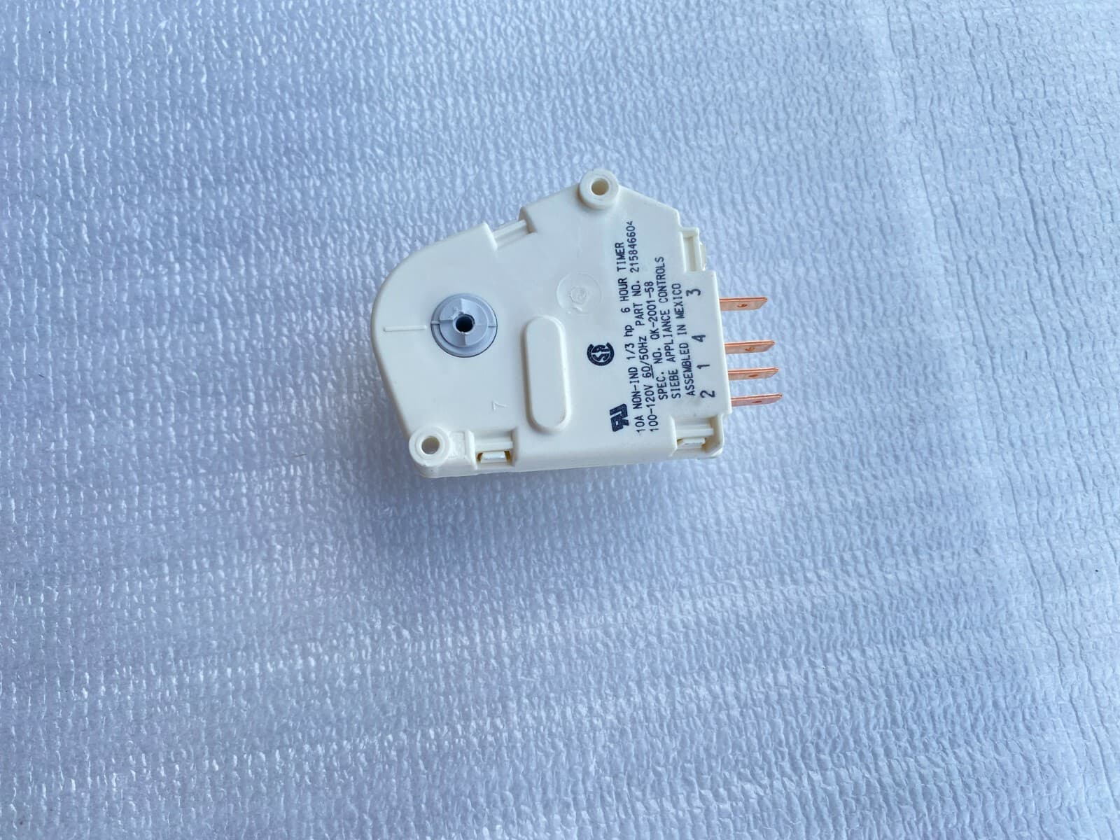 Genuine Electrolux Refrigerator Defrost Timer 215846604 — thumbnail 5
