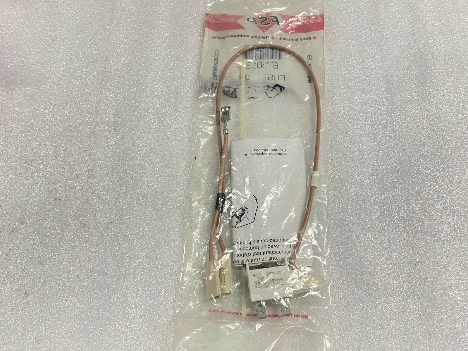 675813  New Genuine Whirlpool  Dishwasher Thermal Fuse Kit ( SET OF 2) — thumbnail 6