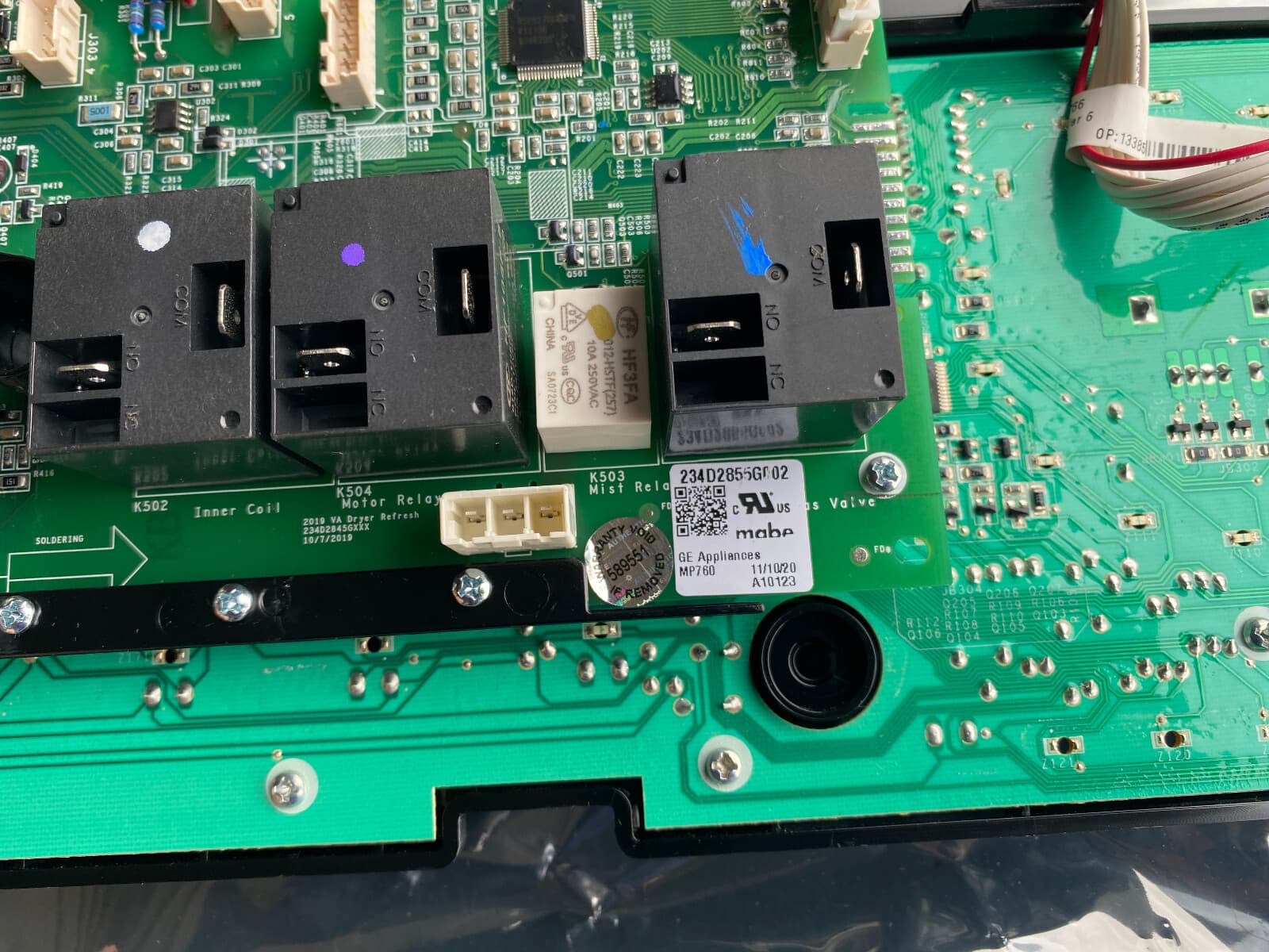 New Genuine OEM GE  Washer Main & User Interface Control Board WE22X31717 — thumbnail 5