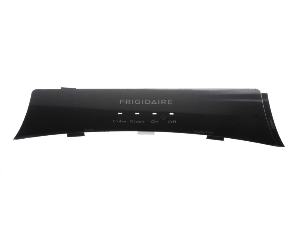 240570238 OEM Frigidaire Refrigerator Label Module Cover Black Stain New Genuine