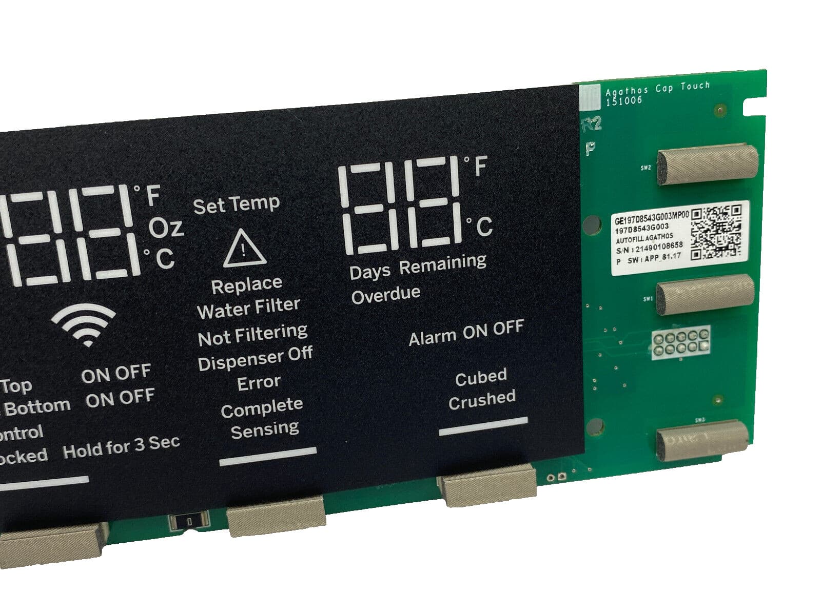 WR55X30487 OEM GE Refrigerator Dispenser Display Control Board  New Genuine — thumbnail 6