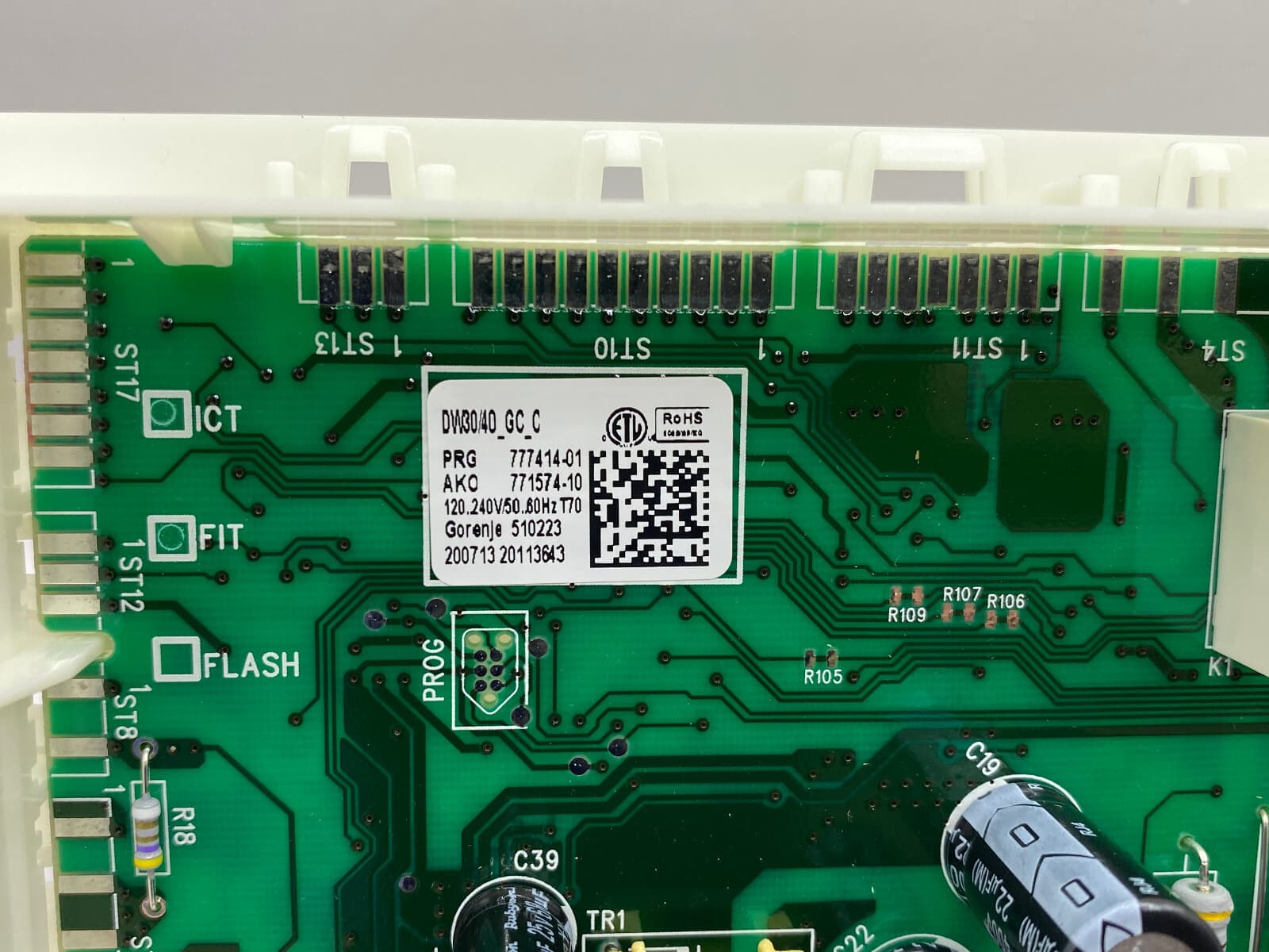 NEW Genuine OEM Hisense Dishwasher Control Board 825243 — thumbnail 3