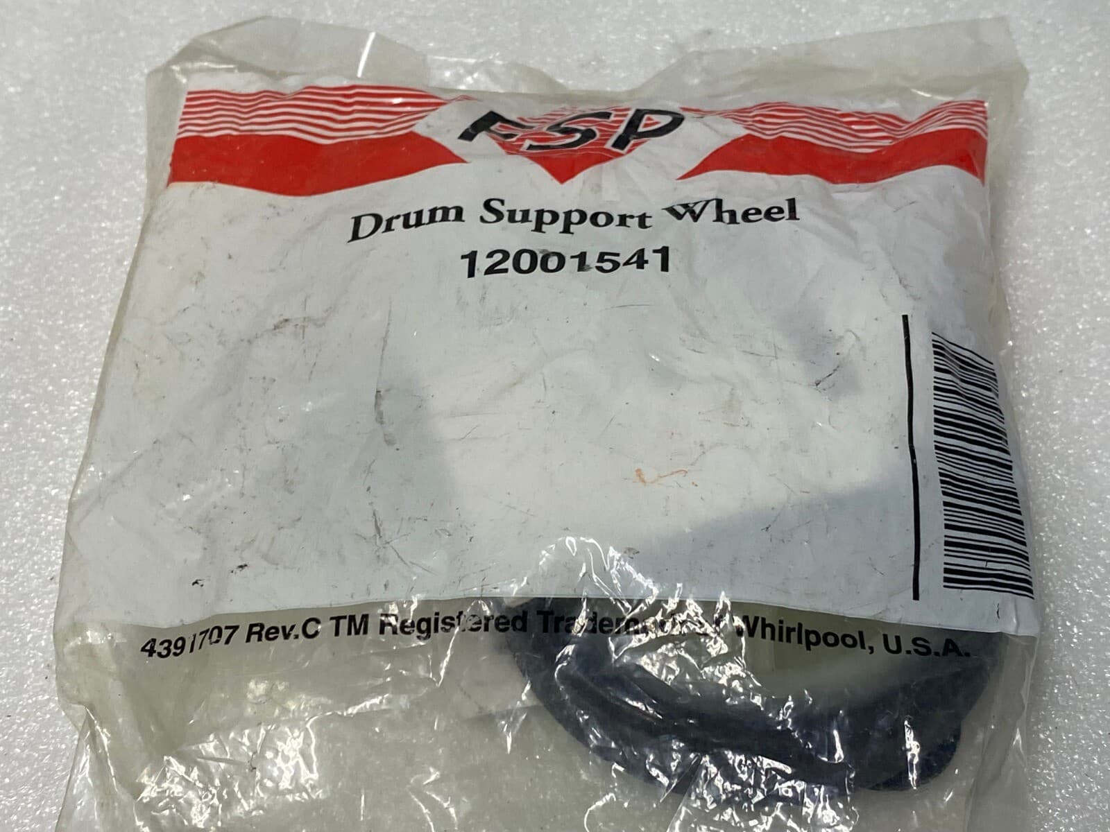NEW Genuine OEM  Whirlpool Dryer Drum Support Roller MDG6800AW 12001541 — thumbnail 2