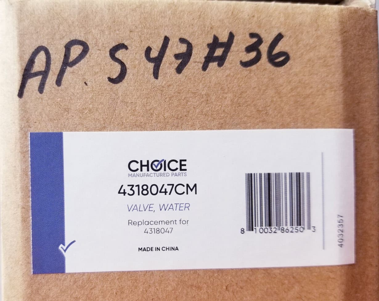 New For Whirlpool  Water Valve Single 4318047 — thumbnail 9