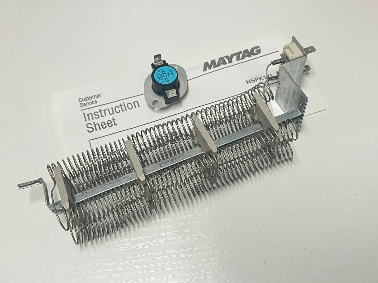 LA-1044 OEM Whirlpool Dryer Heating Element Kit  NEW Genuine — thumbnail 3