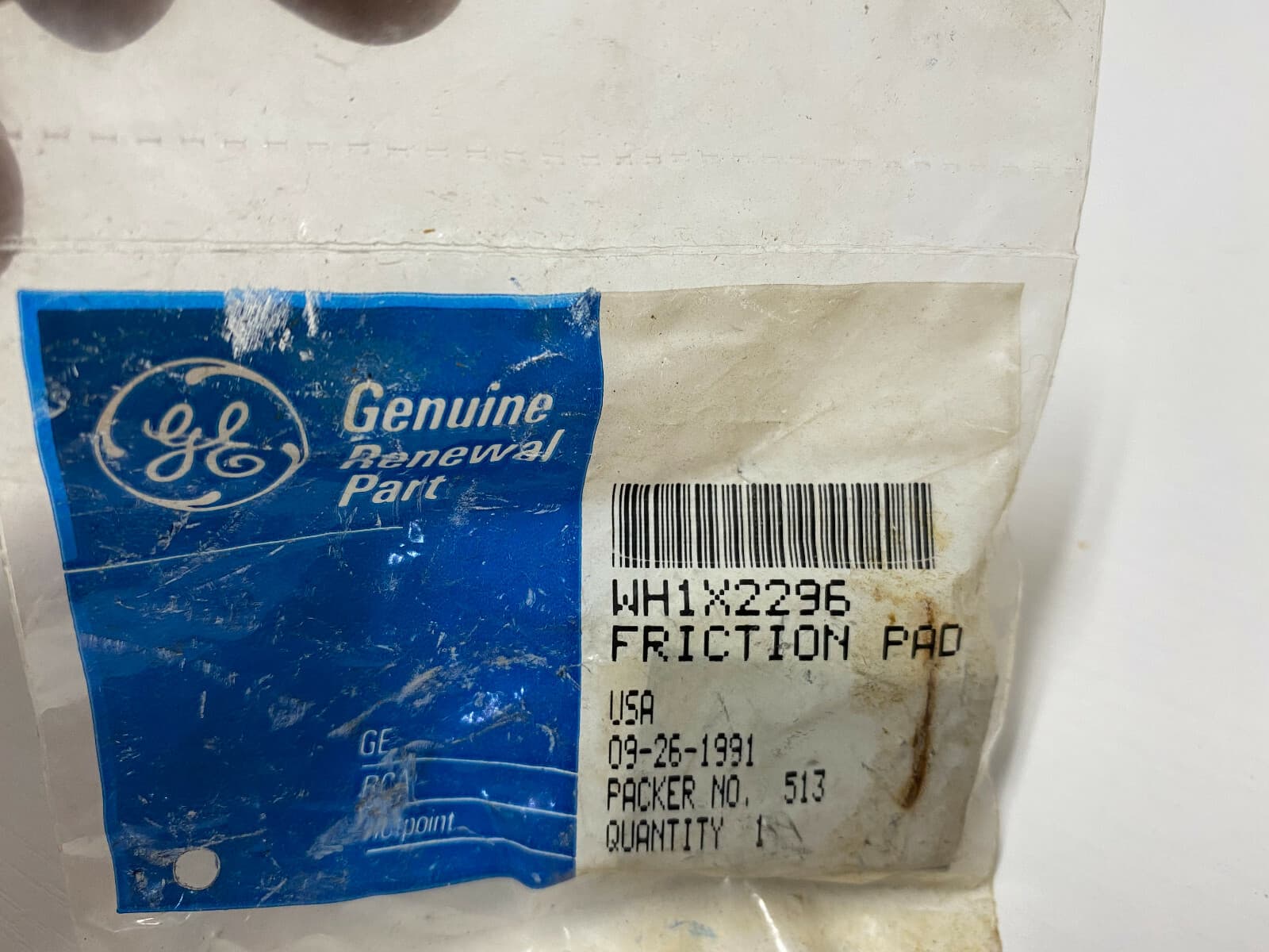 New OEM GE Washer Friction Pad WH1X2296 — thumbnail 8