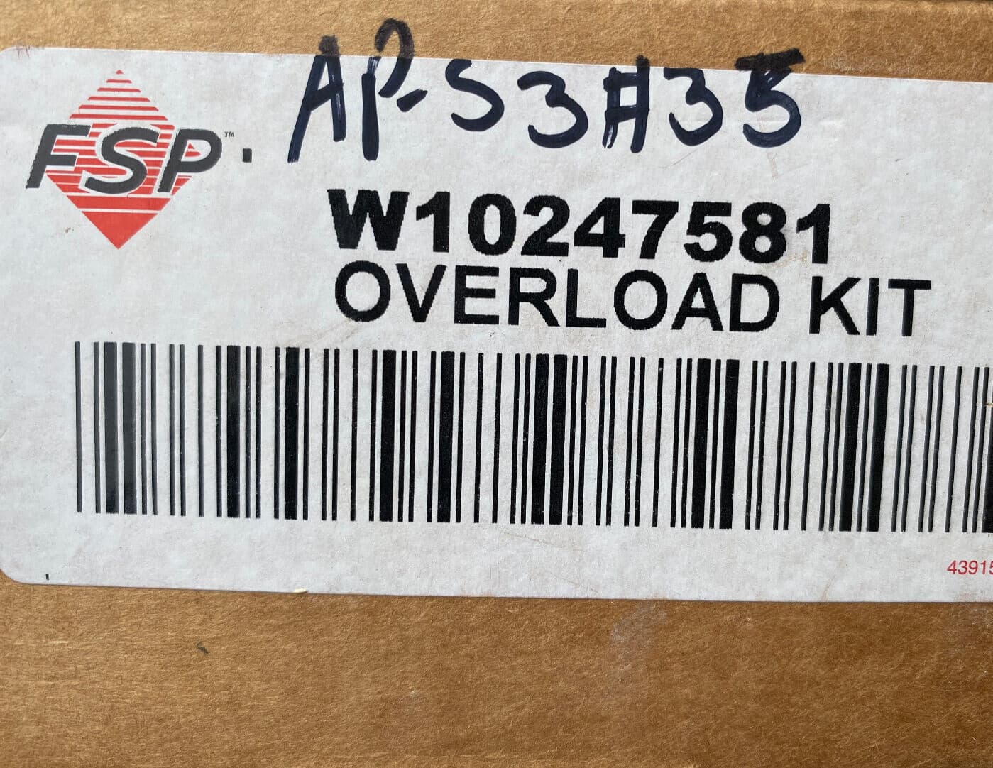 Genuine Whirlpool Overload Kit W10247581 — thumbnail 2